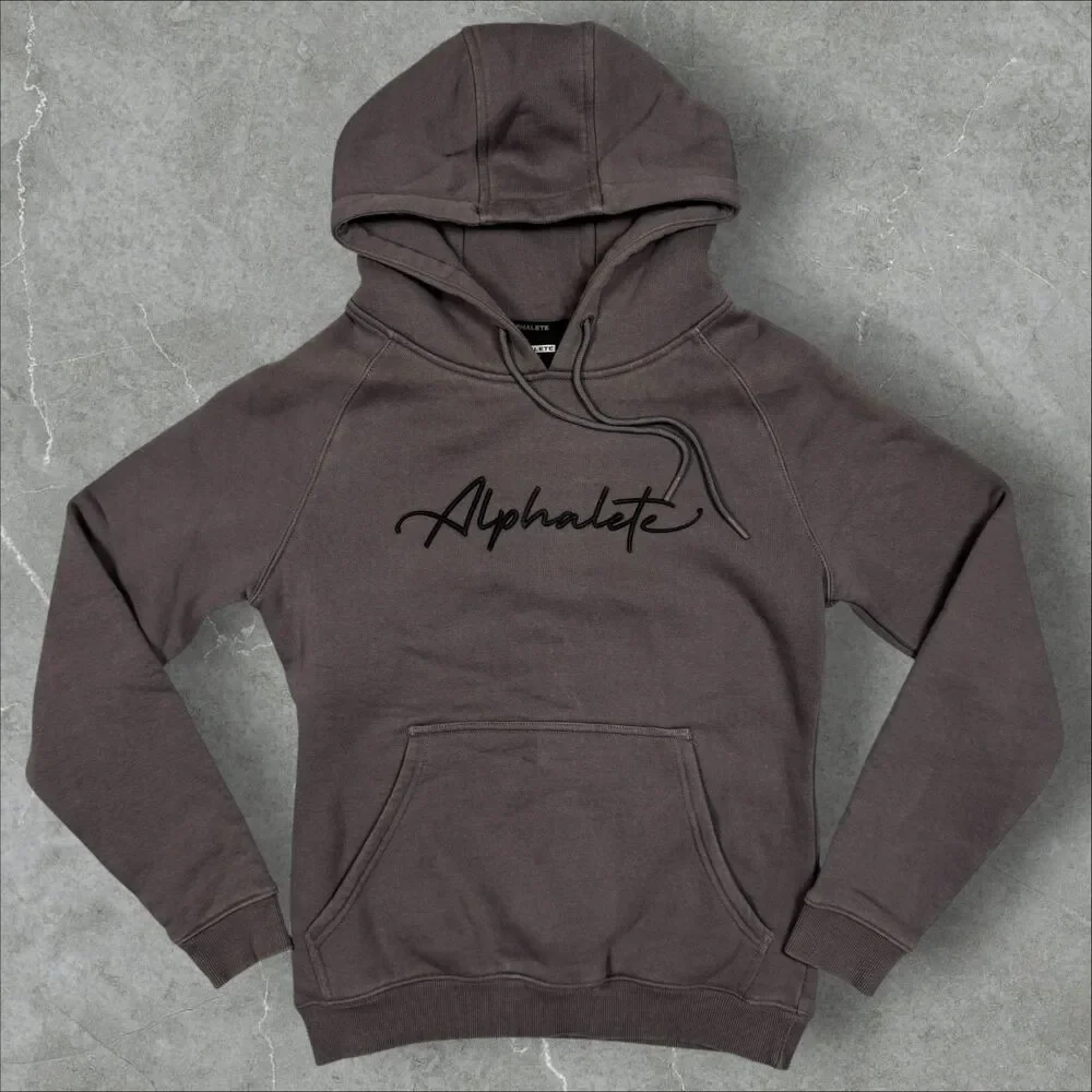 Women's Pastel Grey Oversized Gymwear Hoodie - Small